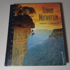 Wadsworth Human Motivation Fifth Edition Robert‎ E. Franken Textbook Pre-Owned